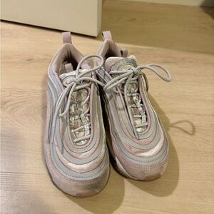 Nike Air Max 97 Pink and Silver Sneakers